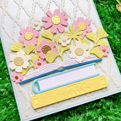 Books and Flowers Metal Cutting Dies