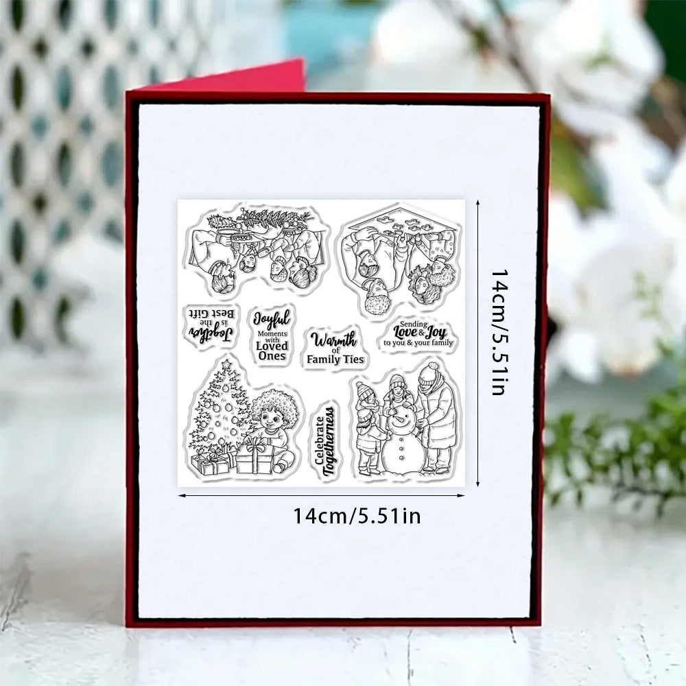 Winter Warm Family Clear Stamps