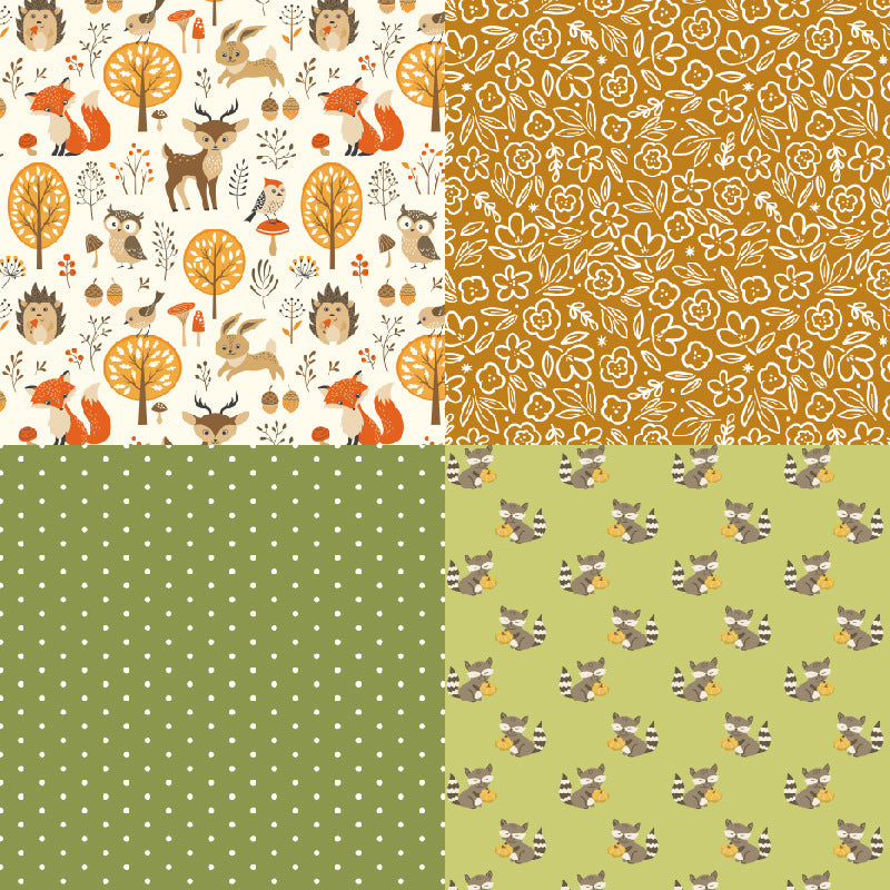 24PCS 6" Autumn Thanksgiving Scrapbook Paper & Cardstock