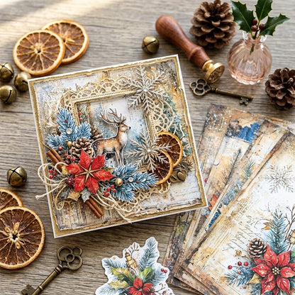 A5 Christmas Decorations Journal Scrapbook Paper