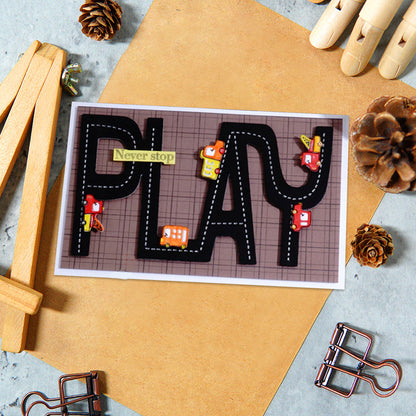"PLAY" Words Metal Cutting Dies