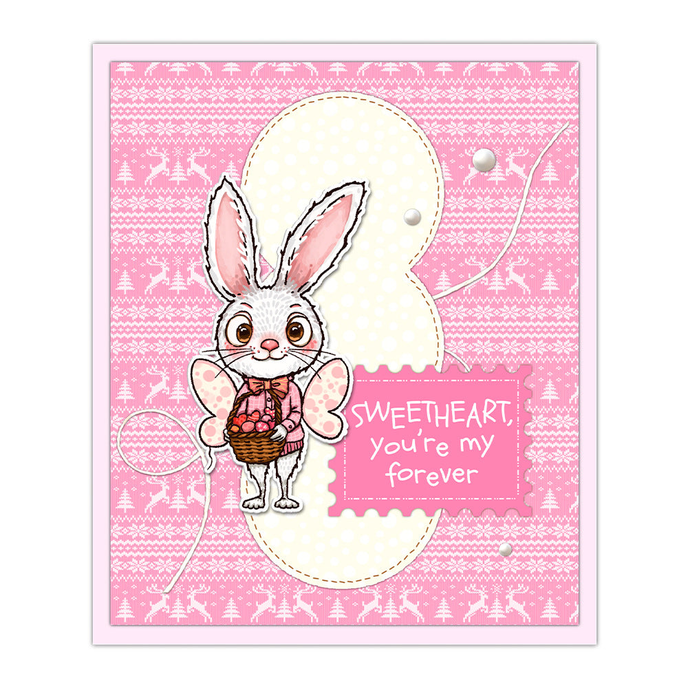 Valentine's Day Animals Dies & Stamps Set