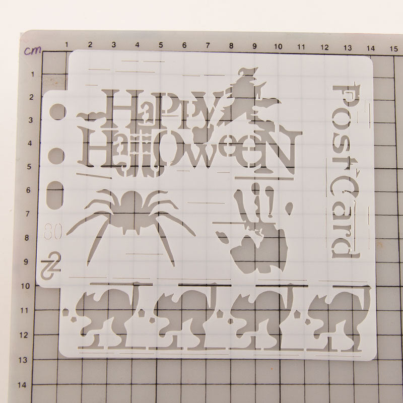 Halloween Theme Hollow Stencil