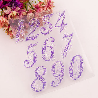 Numbers Clear Stamps