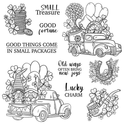 St. Patrick's Automobile Clear Stamps