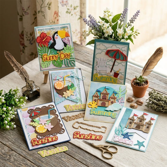 Summer Phrases Metal Cutting Dies