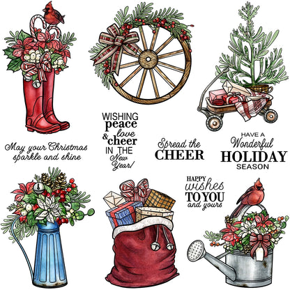 Christmas Decoration Clear Stamps