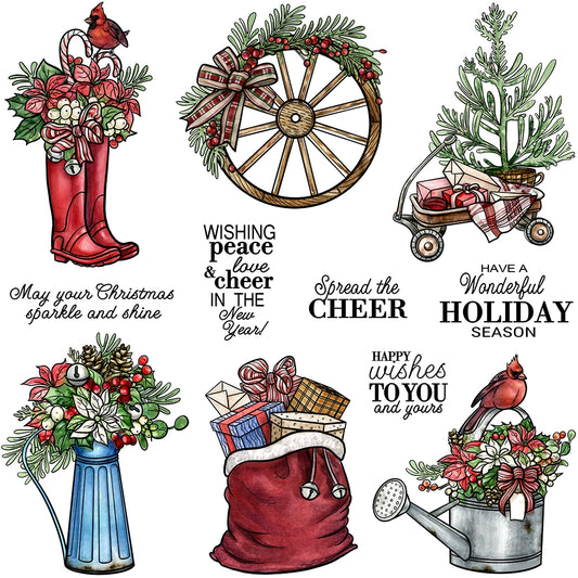 Christmas Decoration Clear Stamps