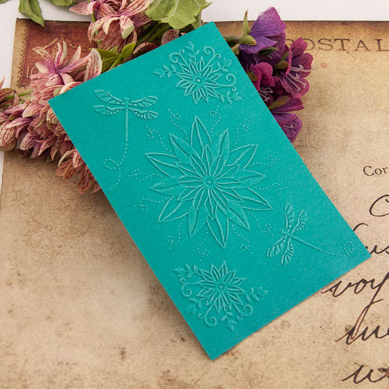 DIY Plastic Embossing Folders