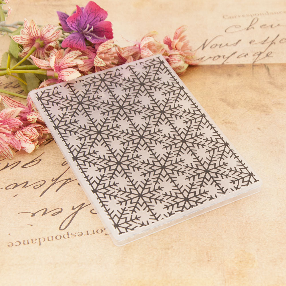 Geometric Background Pattern Plastic Embossing Folder