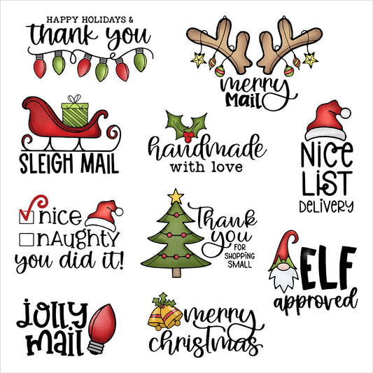 Christmas Decoration Dies & Stamps Set