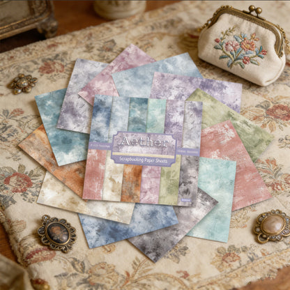 24PCS 6" Aether Scrapbook Paper & Cardstock