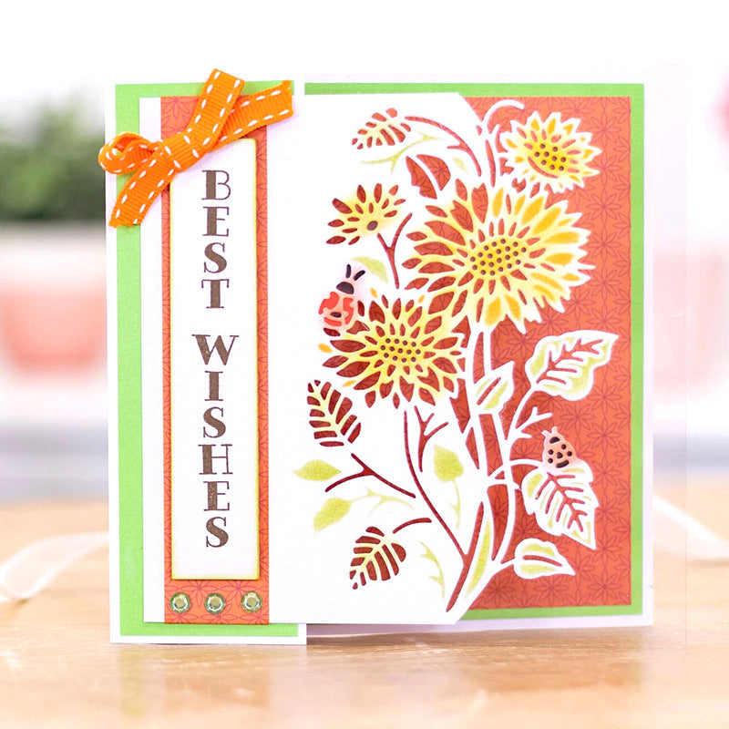 Sunflower Lace Border Cutting Dies