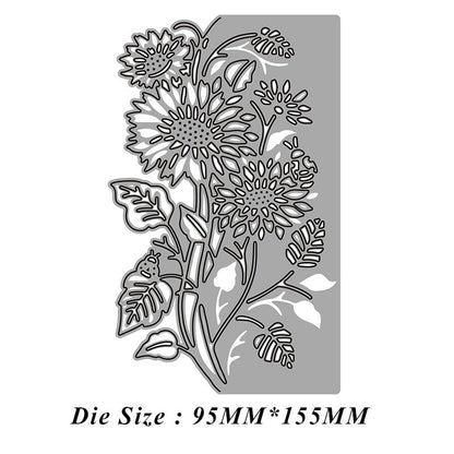 Sunflower Lace Border Cutting Dies
