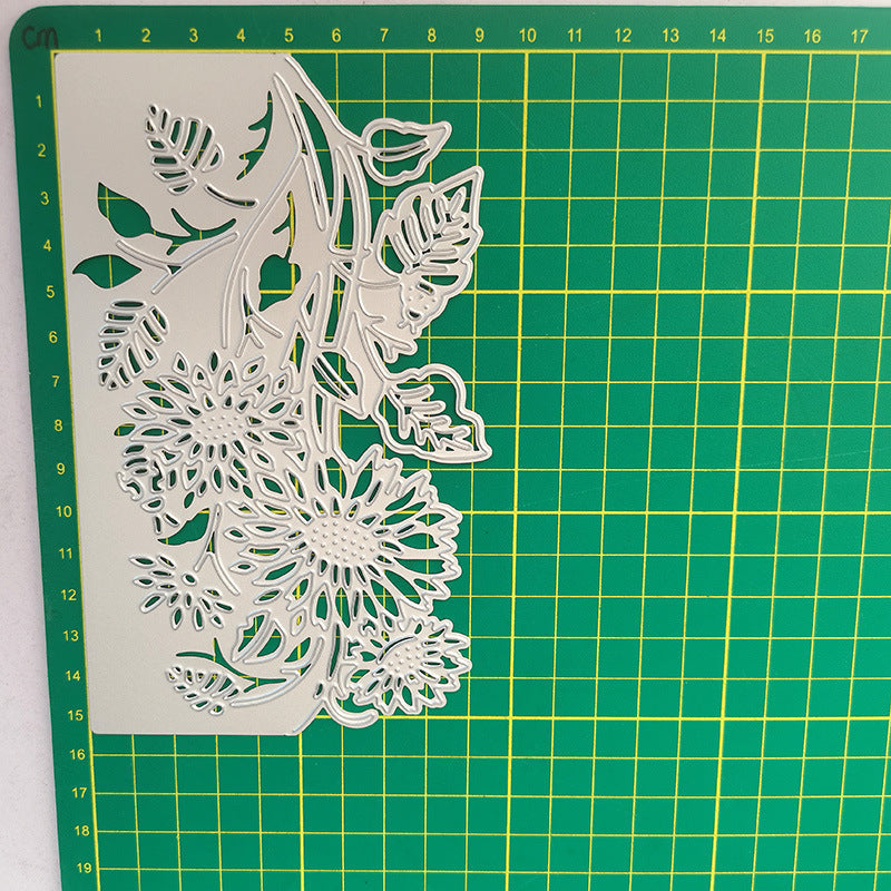 Sunflower Lace Border Cutting Dies