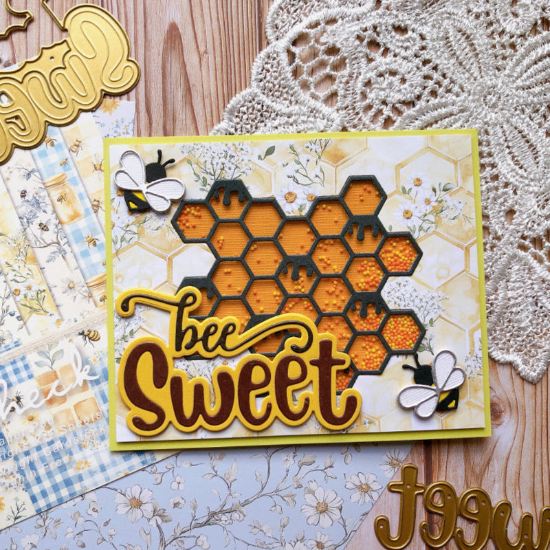 "Bee Sweet" Words Metal Cutting Dies