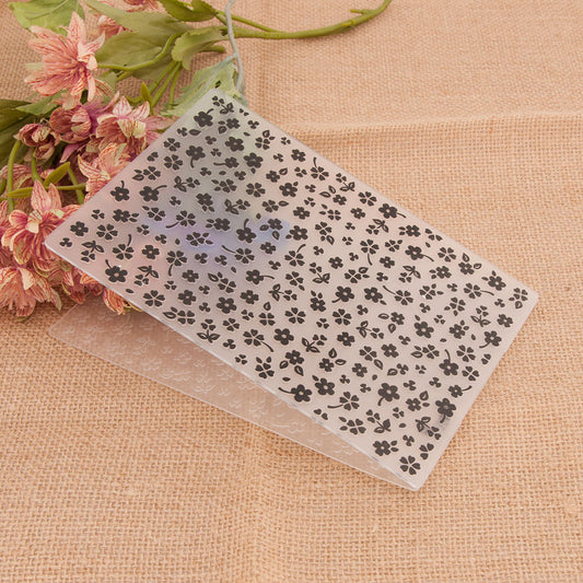 Floral Print Embossing Folder