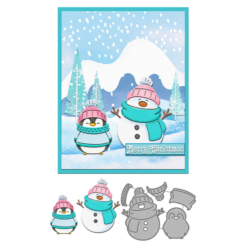 Winter Snowman Metal Cutting Dies