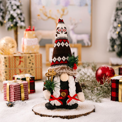 Christmas Gnome Faceless Doll Decorations