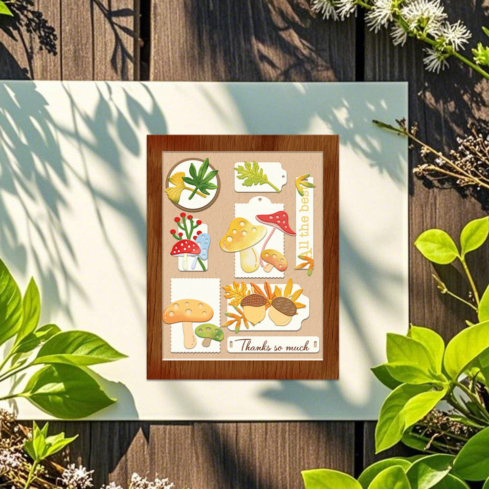 Decorative Mushrooms Metal Cutting Dies