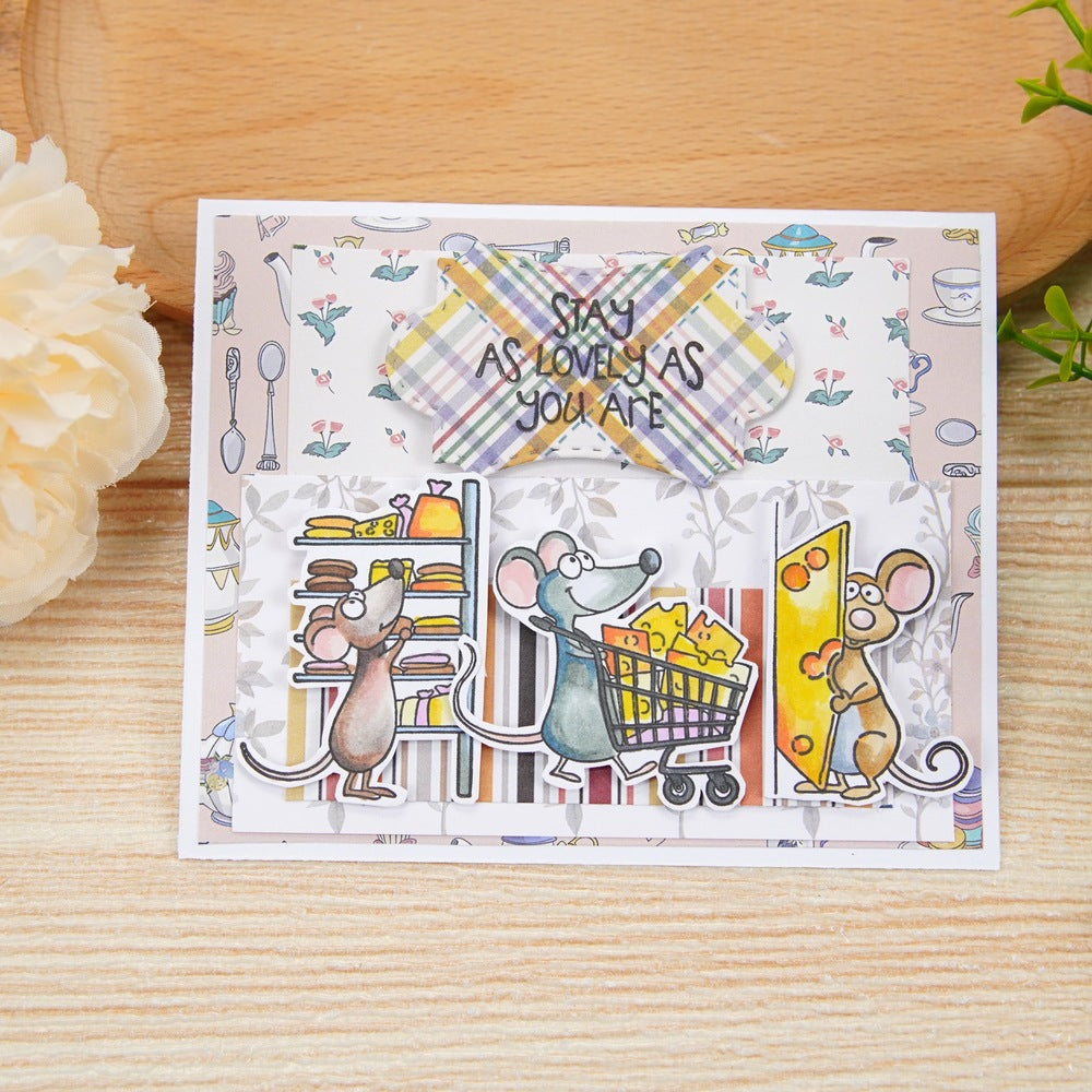 Greedy Mouse Clear Stamps