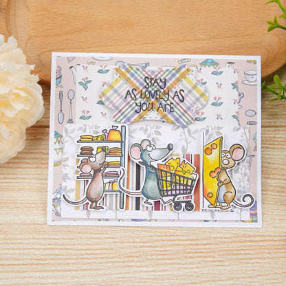 Greedy Mouse Clear Stamps
