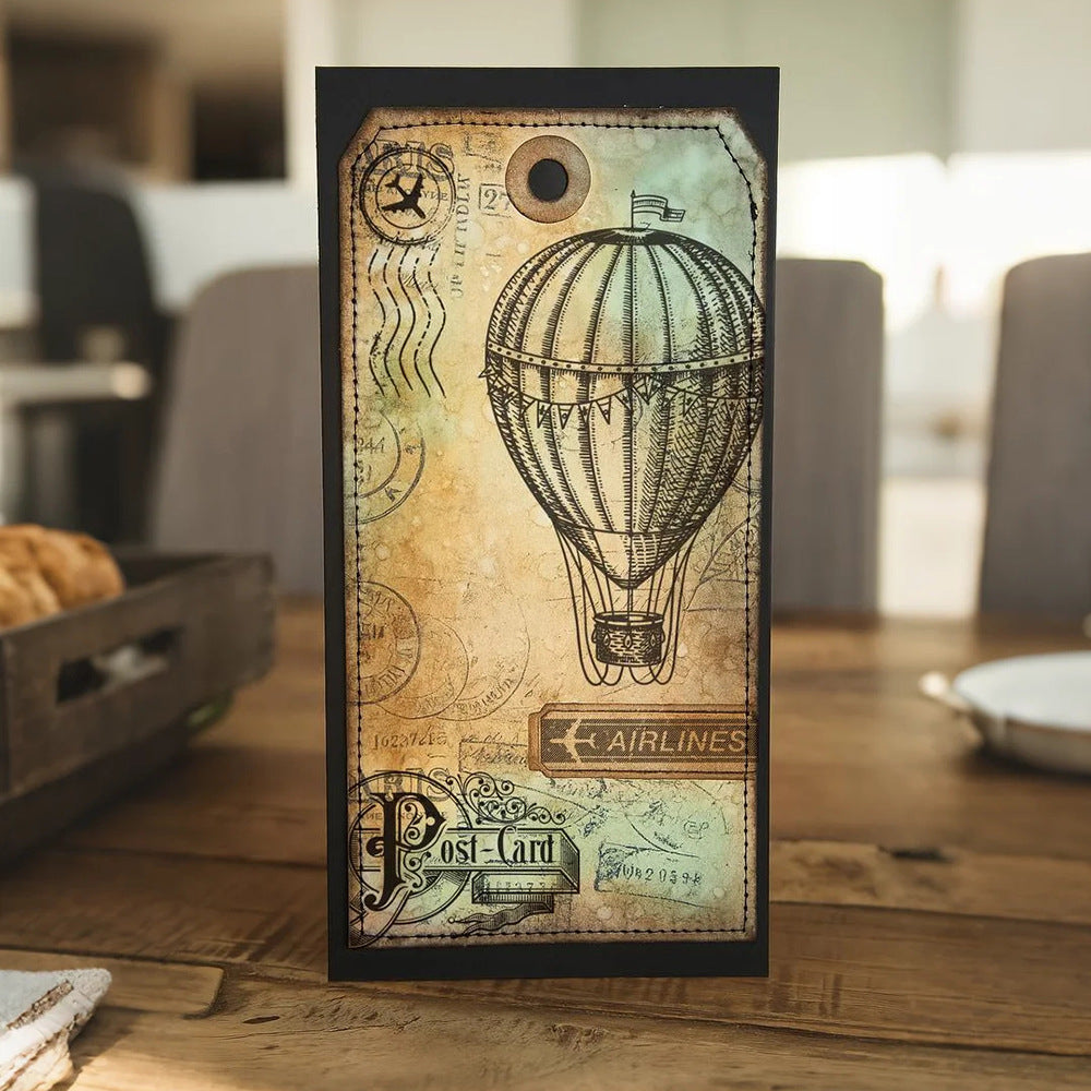 Travel Theme DIY Scrapbook Clear Stamps