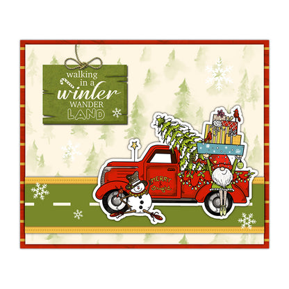 Christmas Theme Dies & Stamps Set