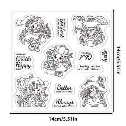 Flower Fairy Clear Stamps