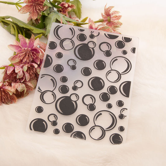 Circle Bubbles Embossing Folder