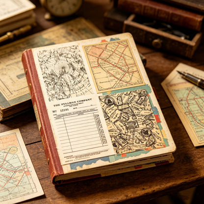 Retro DIY Decorative Journal Clear Stamps