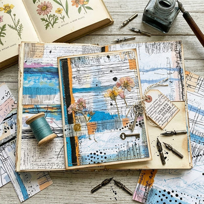 A5 Abstract Graffiti Journal Scrapbook Paper