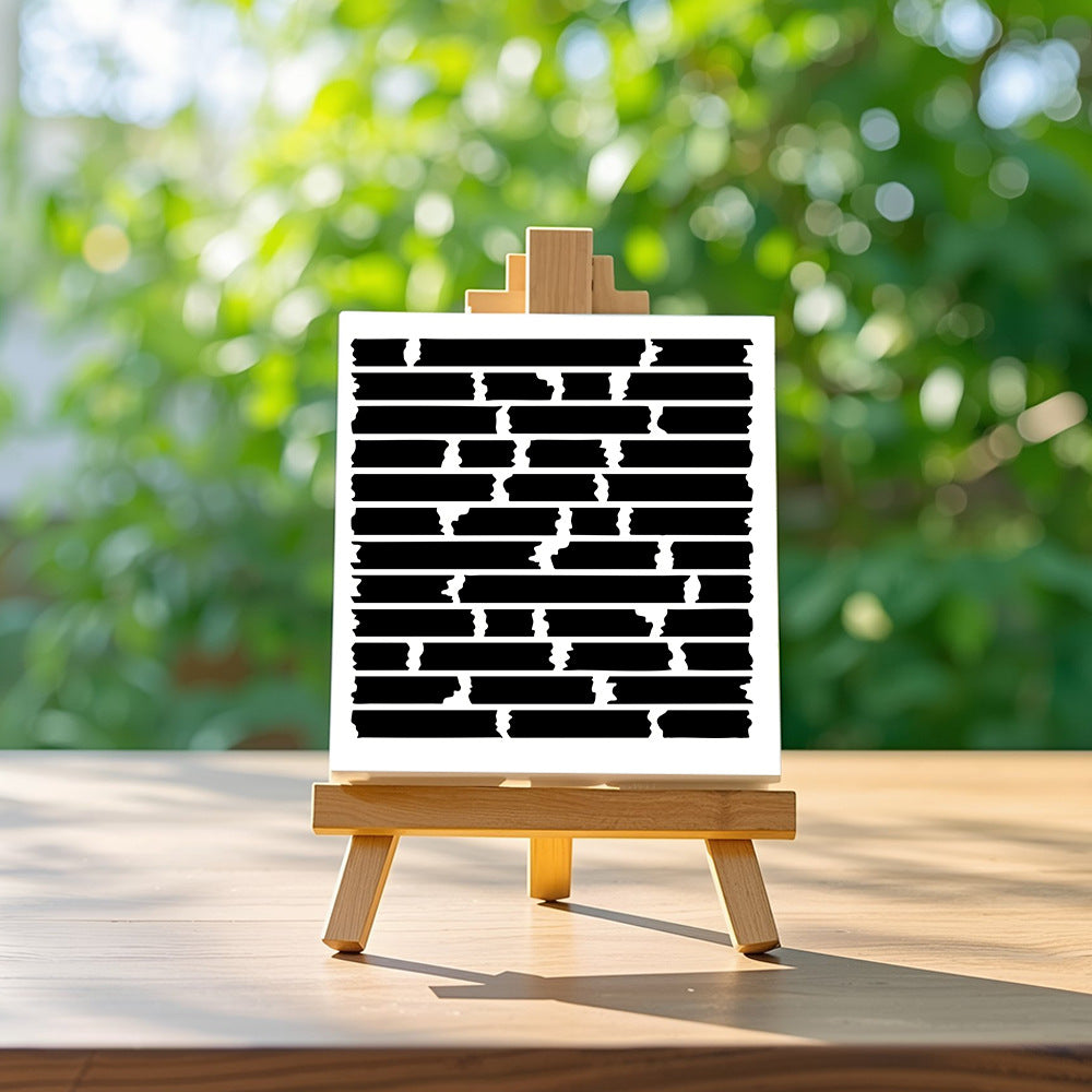 Wood Board Pattern DIY Painting Hollow Stencil