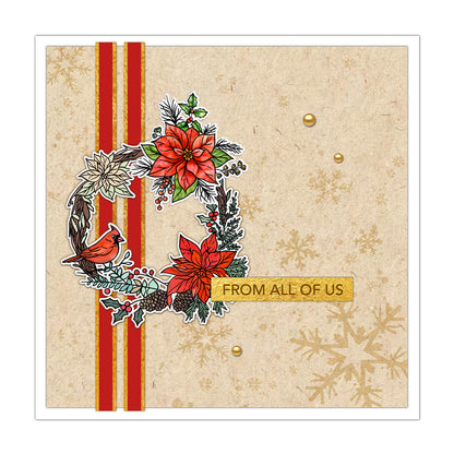 Christmas Plants and Birds Dies & Stamps Set