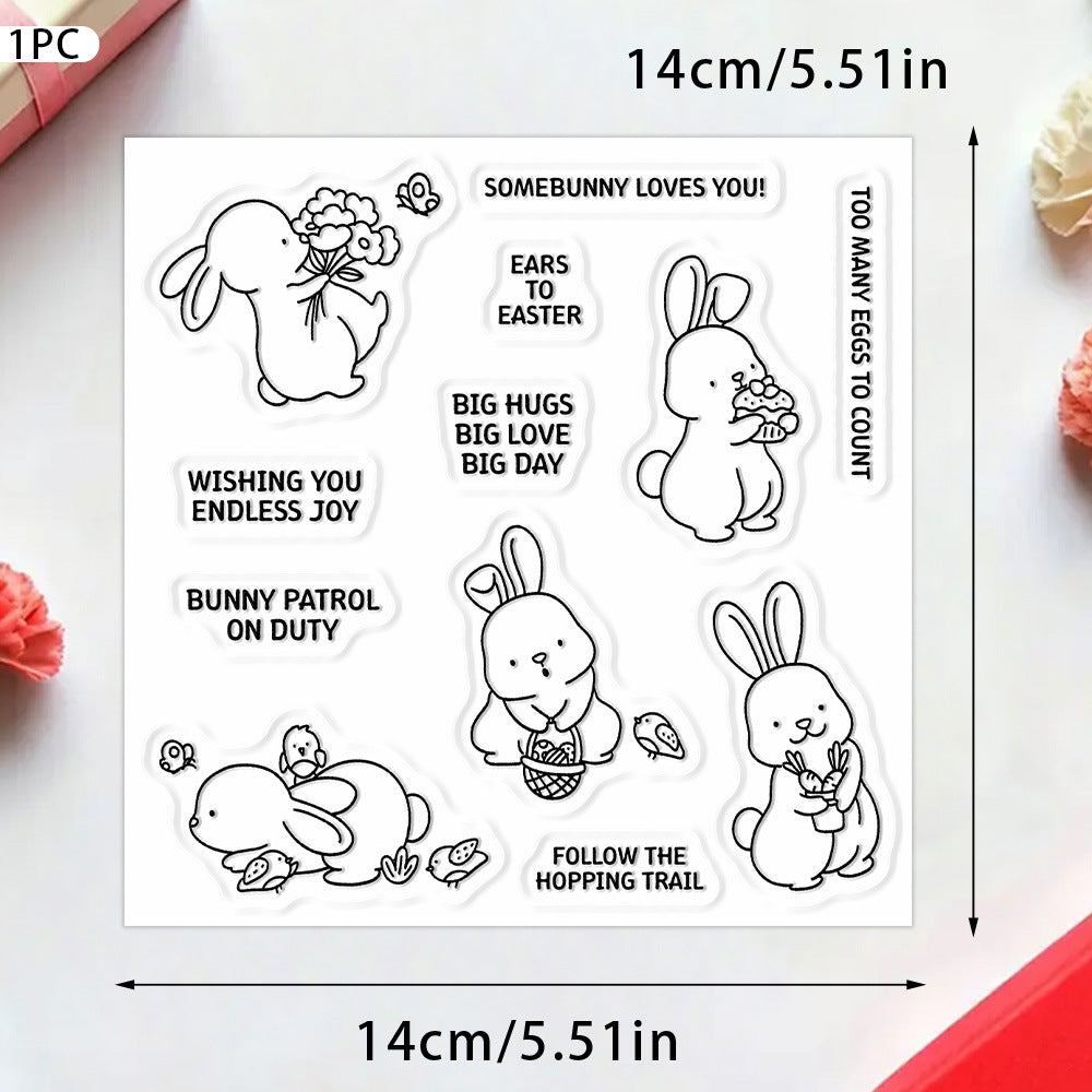 Cute Bunny Dies & Stamps Set
