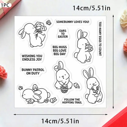 Cute Bunny Dies & Stamps Set