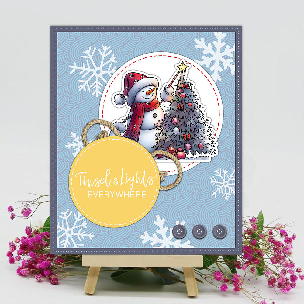 Winter Snowman Clear Stamps