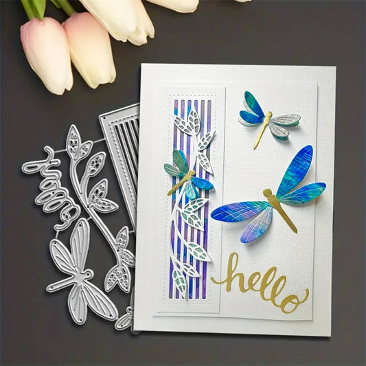 Dragonfly Branches Metal Cutting Dies