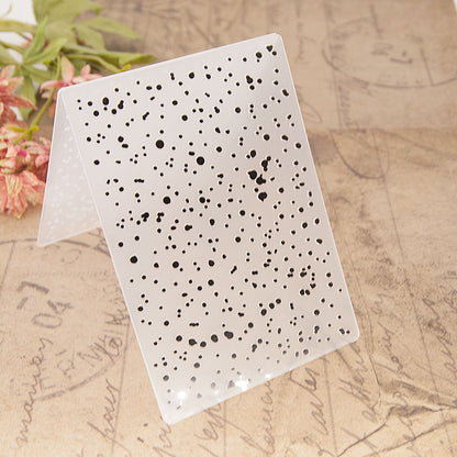 Dots Pattern Plastic Embossing Folder