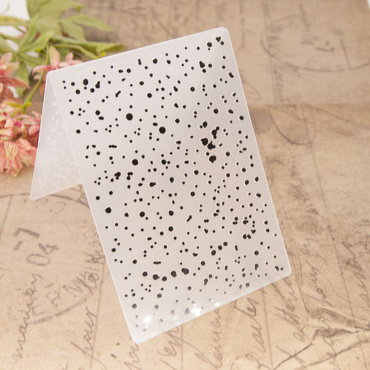 Dots Pattern Plastic Embossing Folder