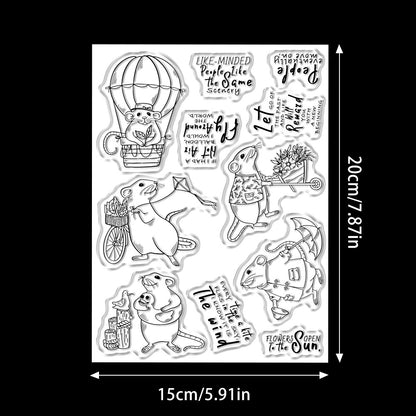 Mouse Series Clear Stamps