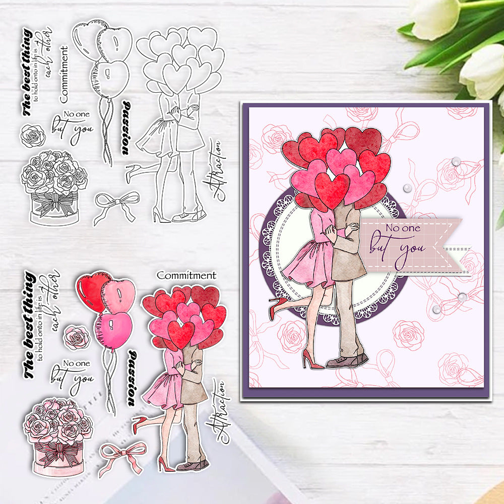 Valentine's Day Theme Clear Stamps
