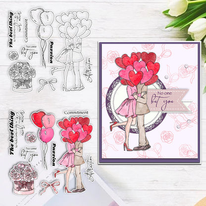 Valentine's Day Theme Clear Stamps