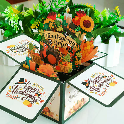 3D Creative Thanksgiving Pop-Up Box