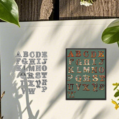 English Letters Metal Cutting Dies