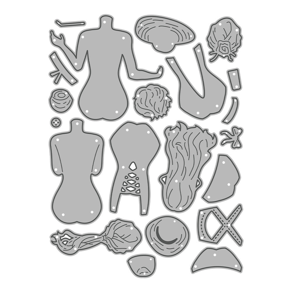 Beach Girls Metal Cutting Dies