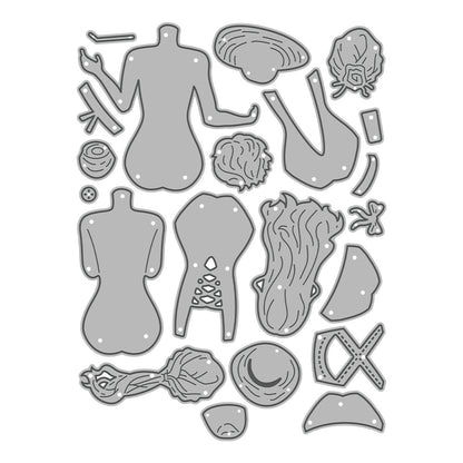 Beach Girls Metal Cutting Dies