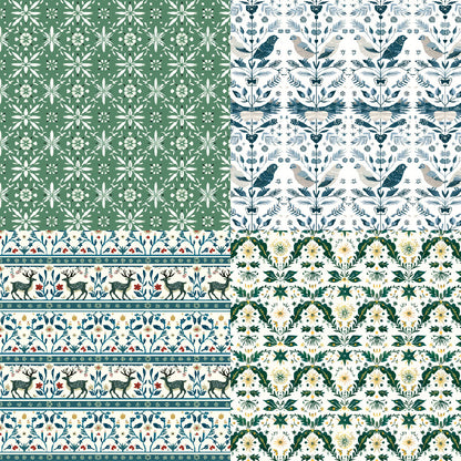 24PCS 6" Christmas Scrapbook Paper & Cardstock