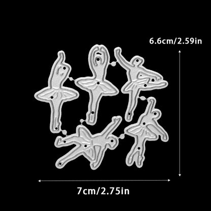 Ballet Girls Metal Cutting Dies