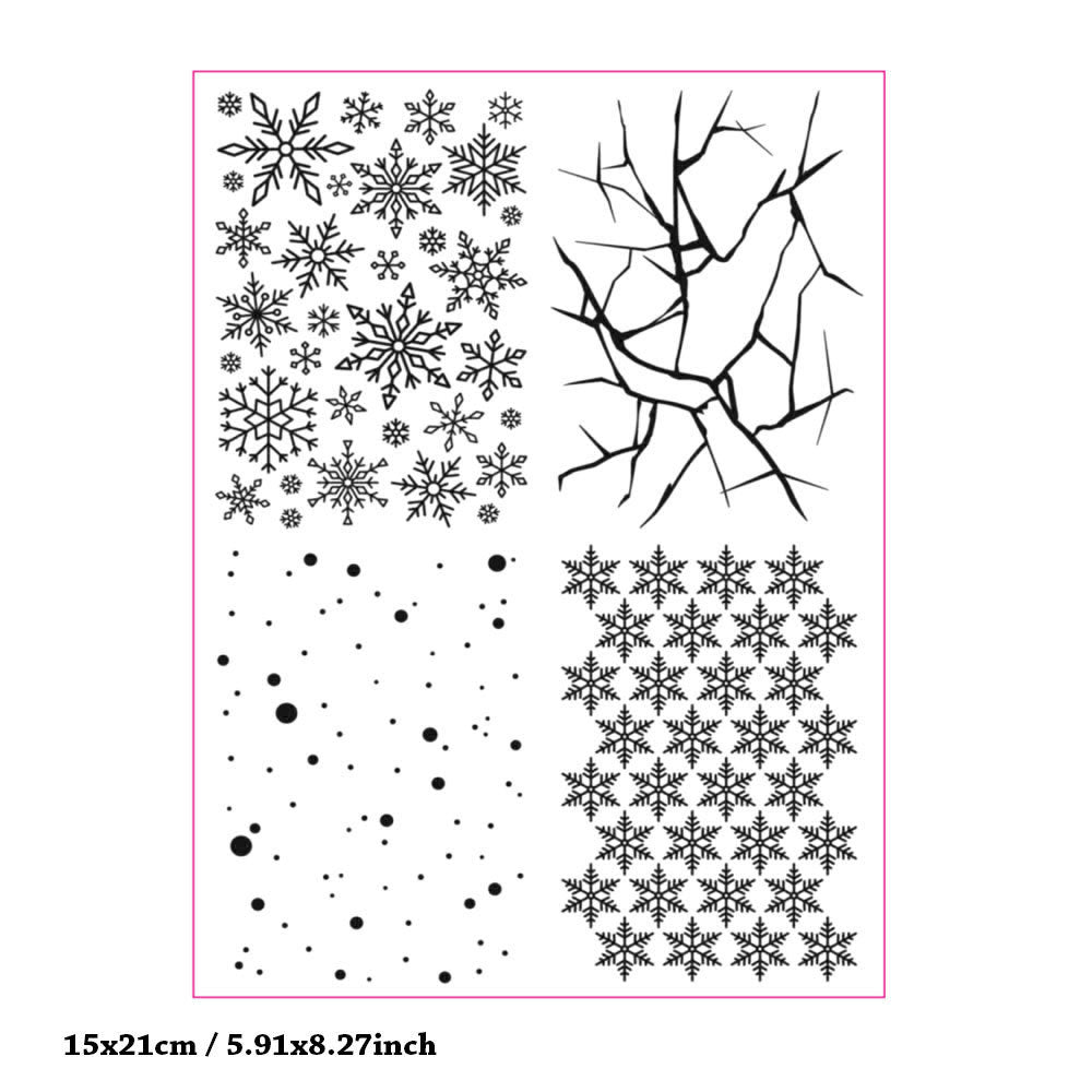 Snowflake Decoration Clear Stamps